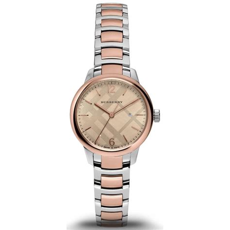 Burberry BU10117 Ladies Two Tone The Classic Check Watch